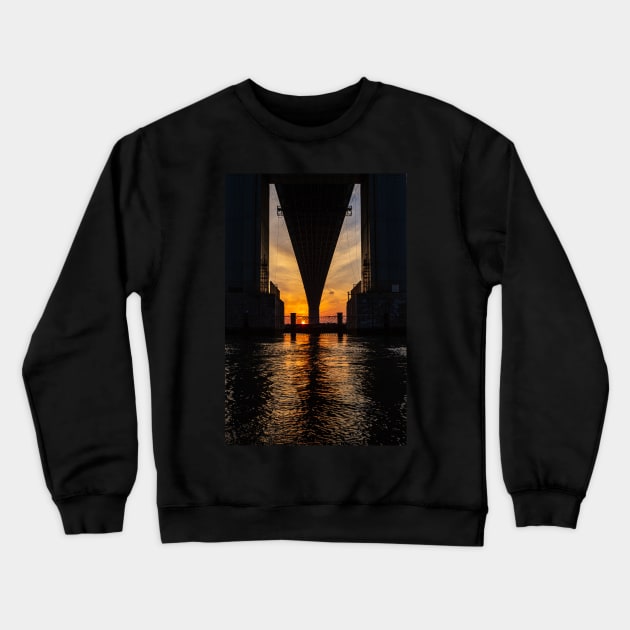 Bridgehenge Crewneck Sweatshirt by ShootFirstNYC